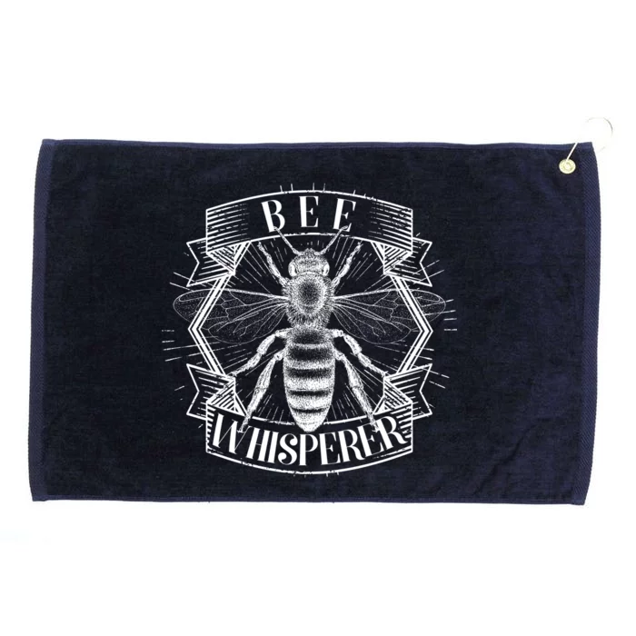 Vintage Bee Whisperer Grommeted Golf Towel