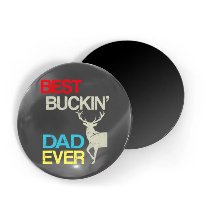 Vintage Best Buckin Dad Hunting Magnet