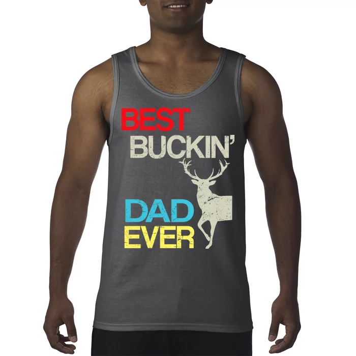 Vintage Best Buckin Dad Hunting Tank Top