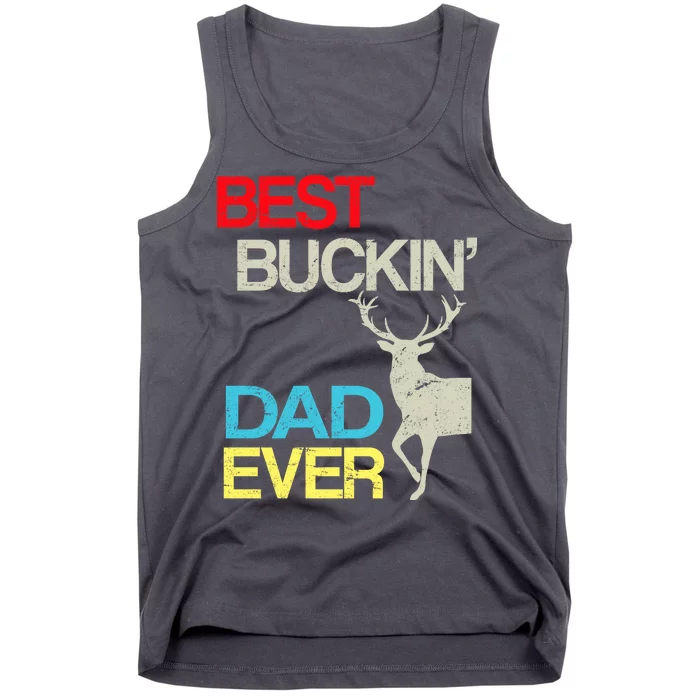 Vintage Best Buckin Dad Hunting Tank Top