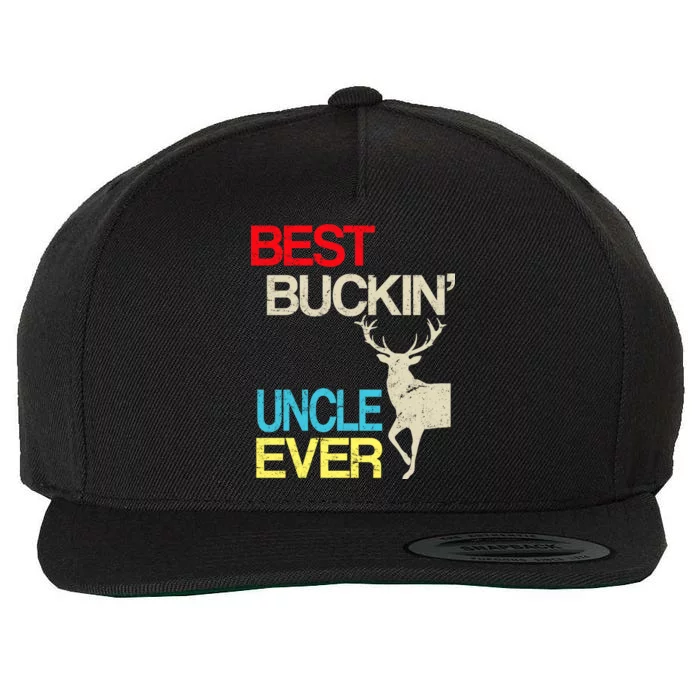 Vintage Best Buckin Uncle Hunting Wool Snapback Cap