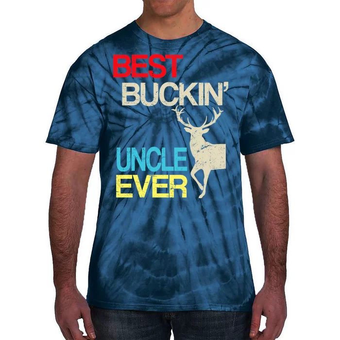 Vintage Best Buckin Uncle Hunting Tie-Dye T-Shirt