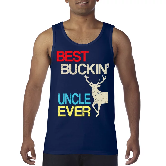 Vintage Best Buckin Uncle Hunting Tank Top