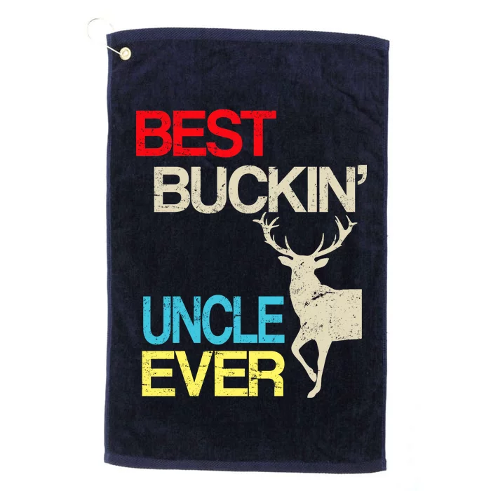 Vintage Best Buckin Uncle Hunting Platinum Collection Golf Towel