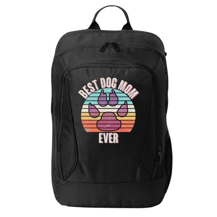 Vintage Best Dog Mom Ever City Backpack