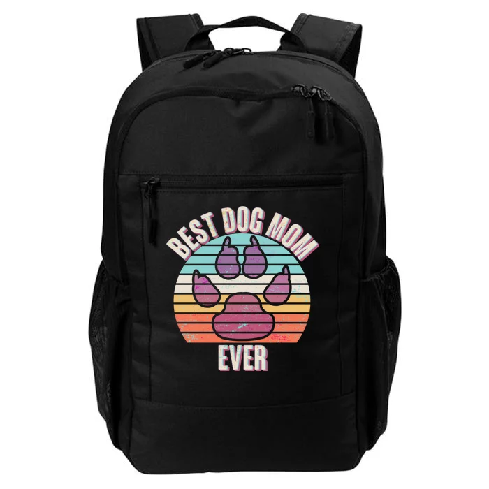 Vintage Best Dog Mom Ever Daily Commute Backpack