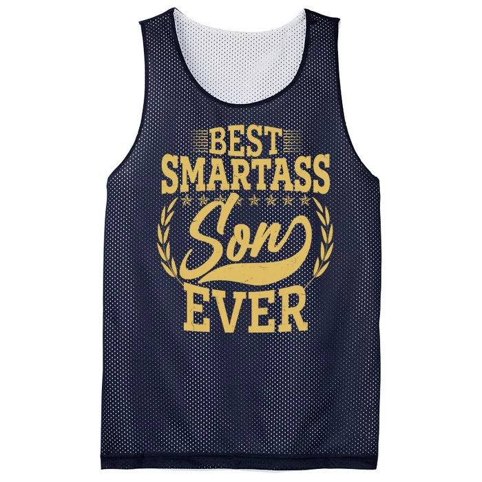 Vintage Best Smartass Son Ever Mesh Reversible Basketball Jersey Tank