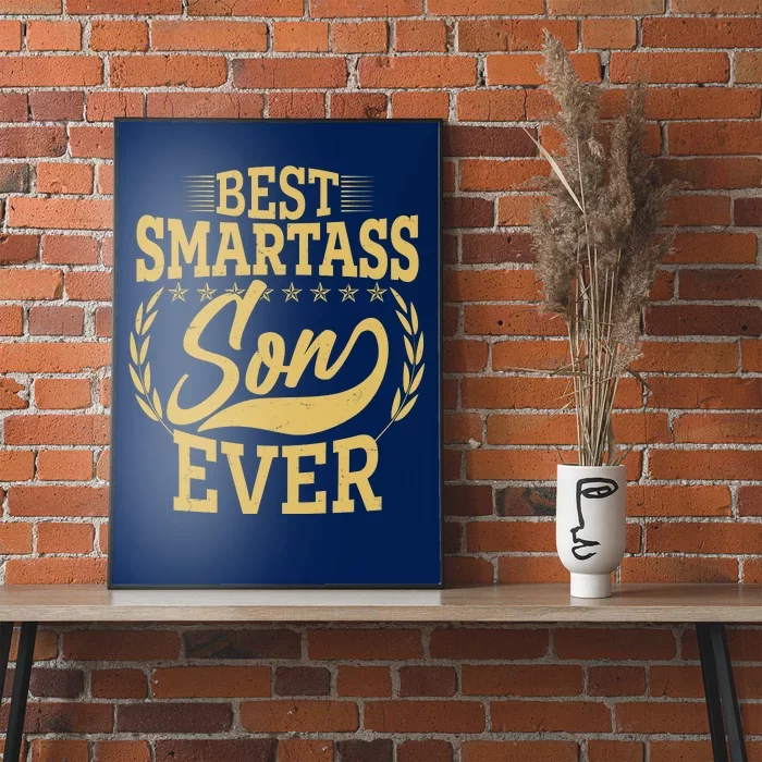 Vintage Best Smartass Son Ever Poster