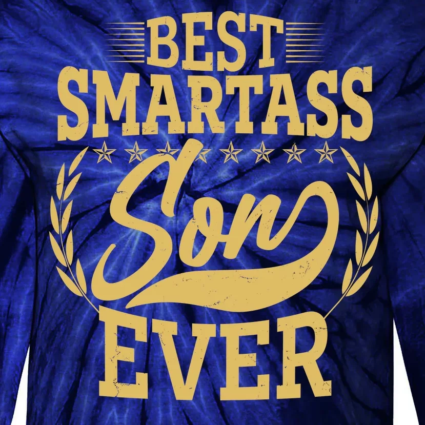 Vintage Best Smartass Son Ever Tie-Dye Long Sleeve Shirt