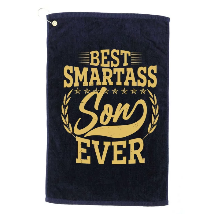 Vintage Best Smartass Son Ever Platinum Collection Golf Towel