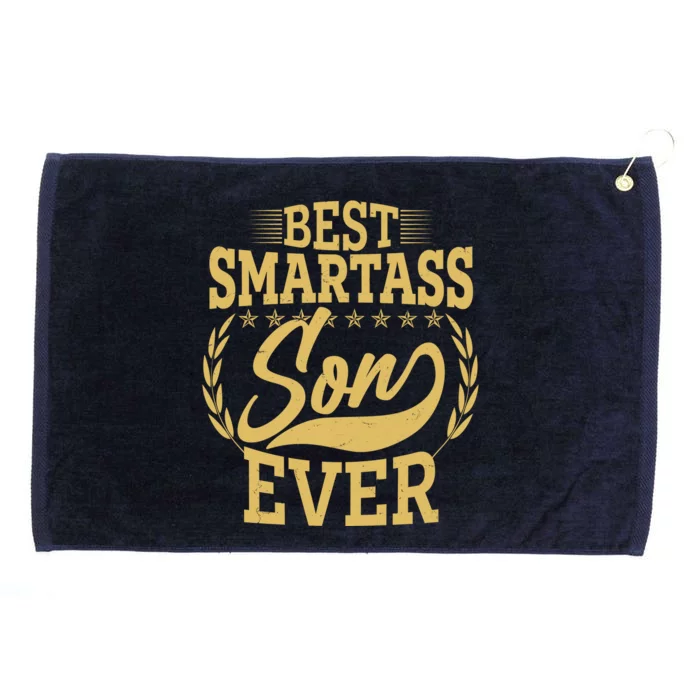 Vintage Best Smartass Son Ever Grommeted Golf Towel