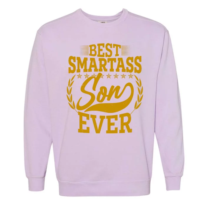 Vintage Best Smartass Son Ever Garment-Dyed Sweatshirt