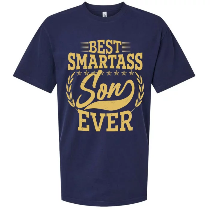 Vintage Best Smartass Son Ever Sueded Cloud Jersey T-Shirt