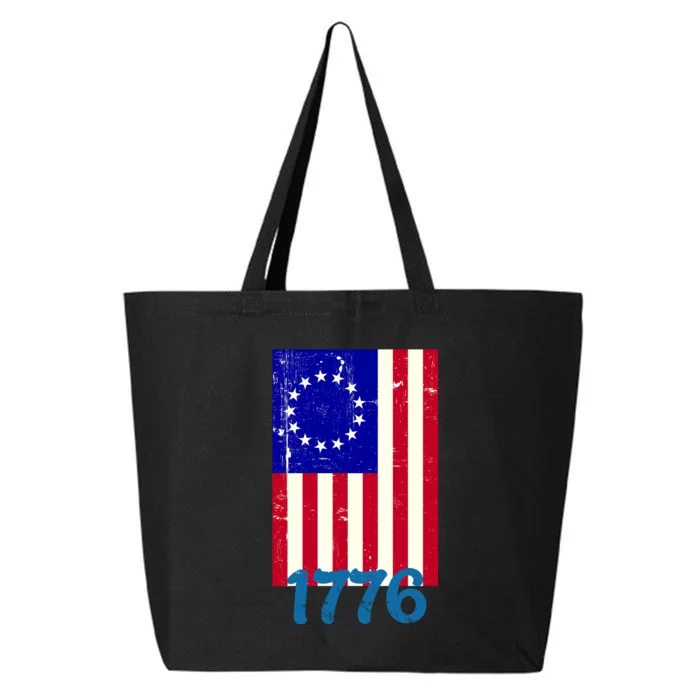 Vintage Betsy Ross American Flag 25L Jumbo Tote