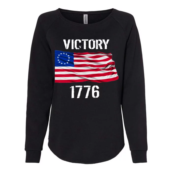 Vintage Betsy Ross American Flag 1776 Womens California Wash Sweatshirt