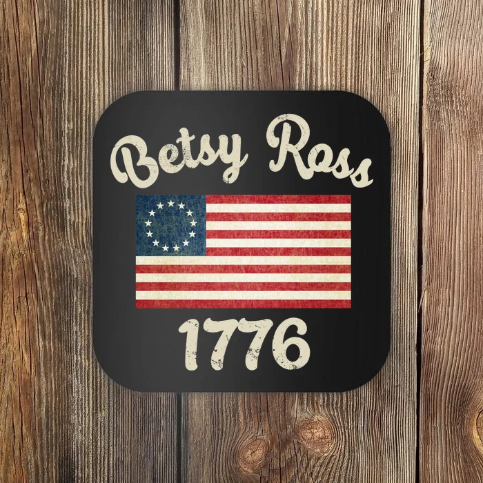 Vintage Betsy Ross Flag 1776 Coaster