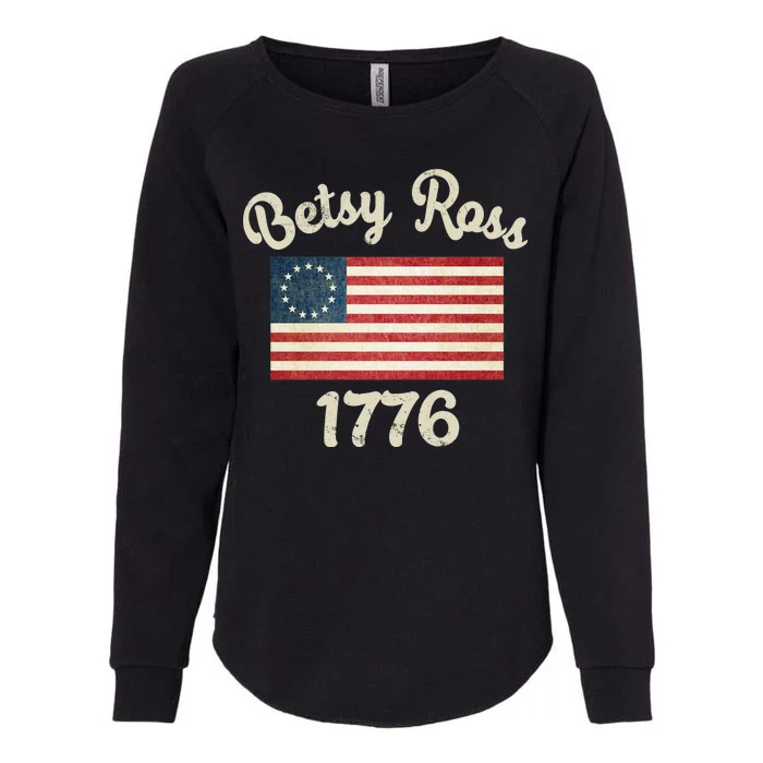 Vintage Betsy Ross Flag 1776 Womens California Wash Sweatshirt