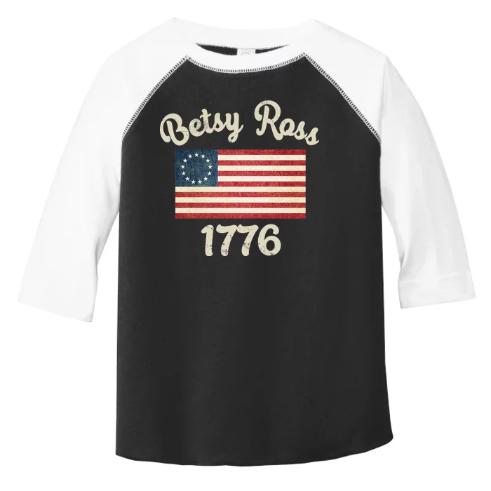 Vintage Betsy Ross Flag 1776 Toddler Fine Jersey T-Shirt