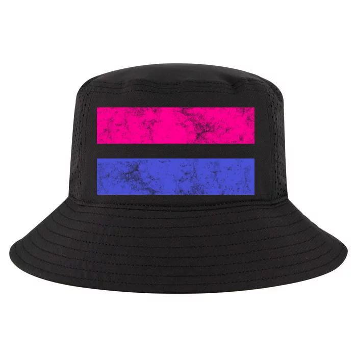 Vintage Bisexual Flag Bi Pride Flag Cool Comfort Performance Bucket Hat