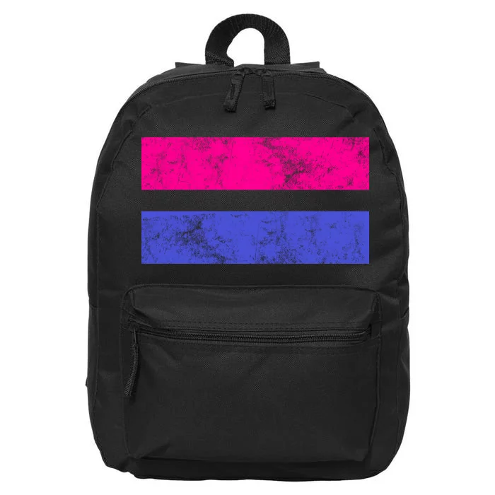 Vintage Bisexual Flag Bi Pride Flag 16 in Basic Backpack