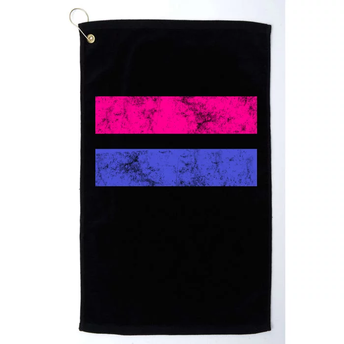 Vintage Bisexual Flag Bi Pride Flag Platinum Collection Golf Towel