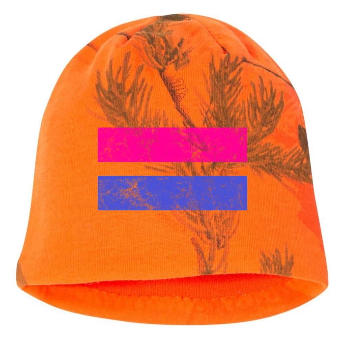 Vintage Bisexual Flag Bi Pride Flag Kati - Camo Knit Beanie