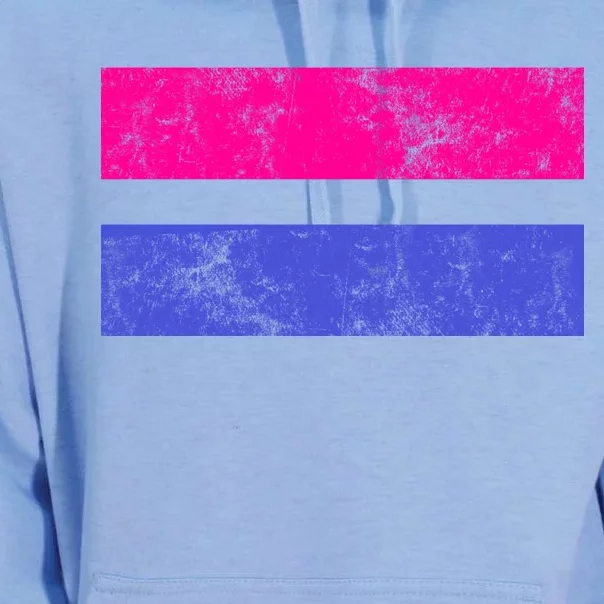 Vintage Bisexual Flag Bi Pride Flag Unisex Surf Hoodie