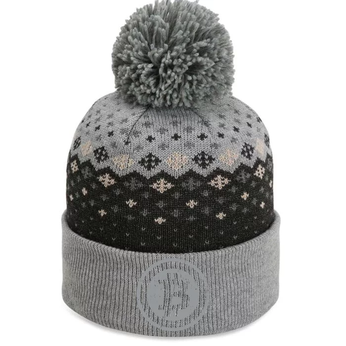 Vintage Bitcoin Crypto Currency The Baniff Cuffed Pom Beanie