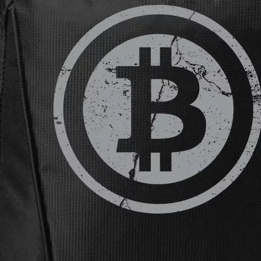 Vintage Bitcoin Crypto Currency City Backpack