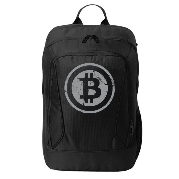 Vintage Bitcoin Crypto Currency City Backpack