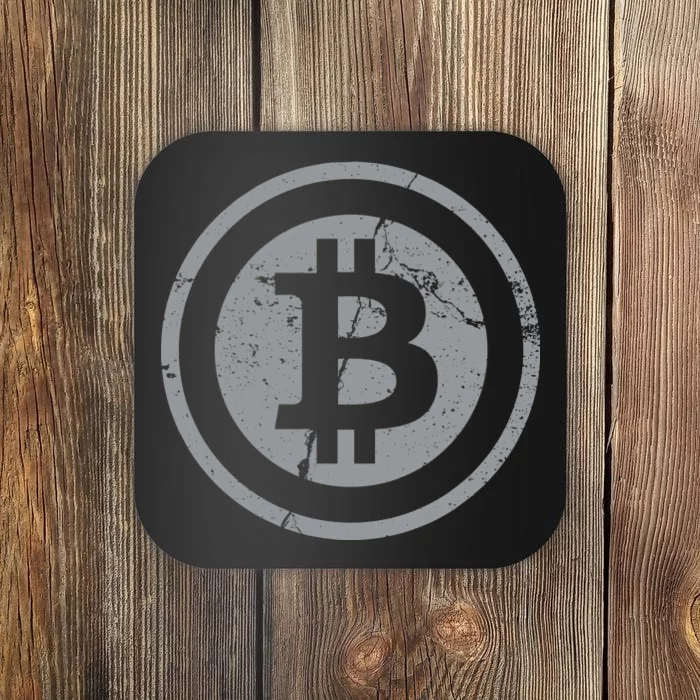 Vintage Bitcoin Crypto Currency Coaster