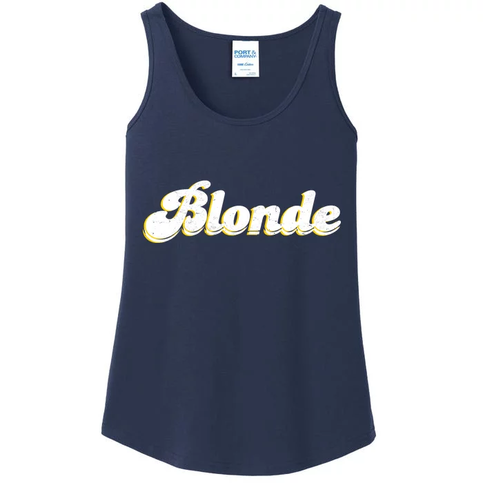 Vintage Blonde Logo Ladies Essential Tank