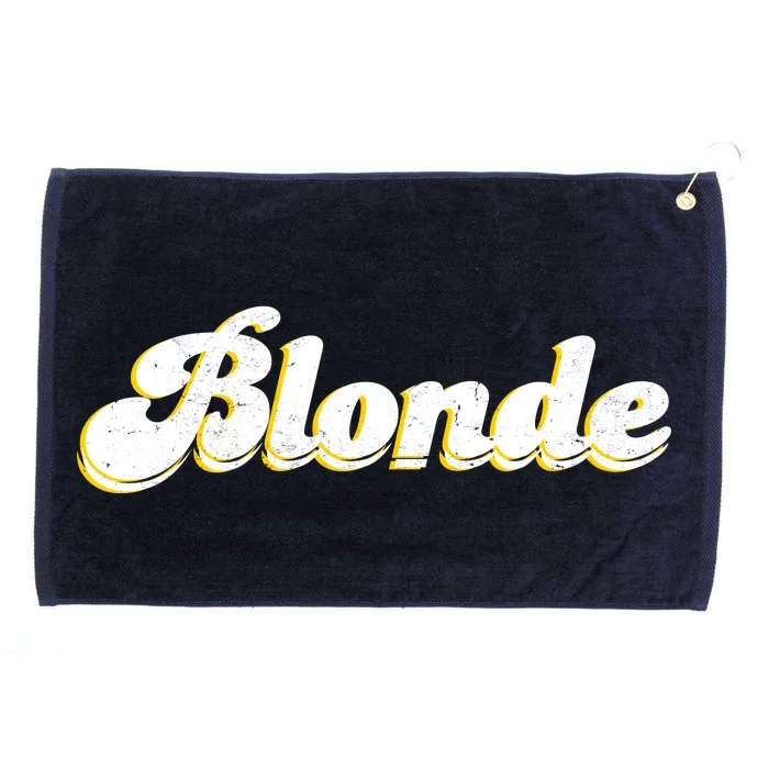 Vintage Blonde Logo Grommeted Golf Towel