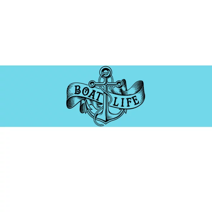 Vintage Boat Life Tattoo Bumper Sticker