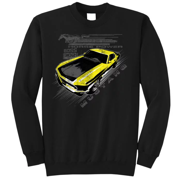 Vintage Boss Yellow Mustang Tall Sweatshirt