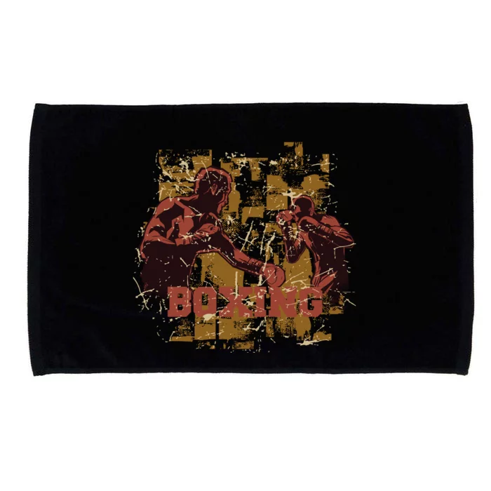 Vintage Boxing Microfiber Hand Towel