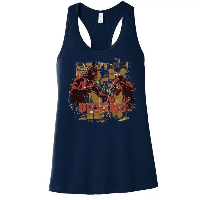 Vintage Boxing Women's Racerback Tank