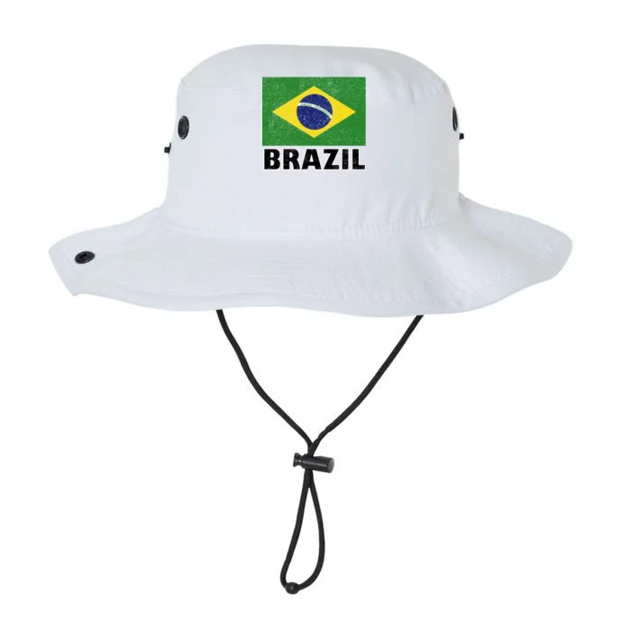 Vintage Brazil Flag Legacy Cool Fit Booney Bucket Hat