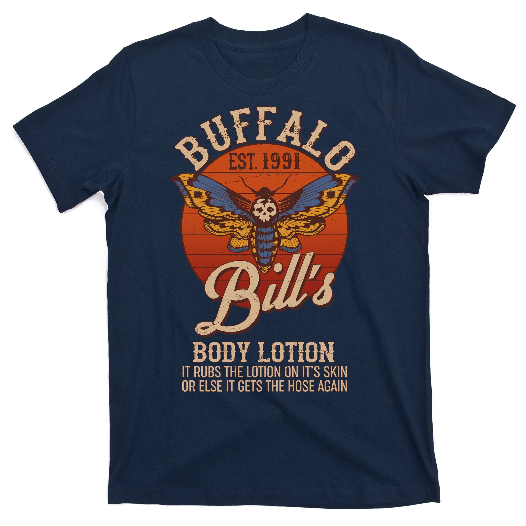 TeeShirtPalace Vintage Buffalo Bill's Body Lotion Est 1991 Silence of The Lambs T-Shirt