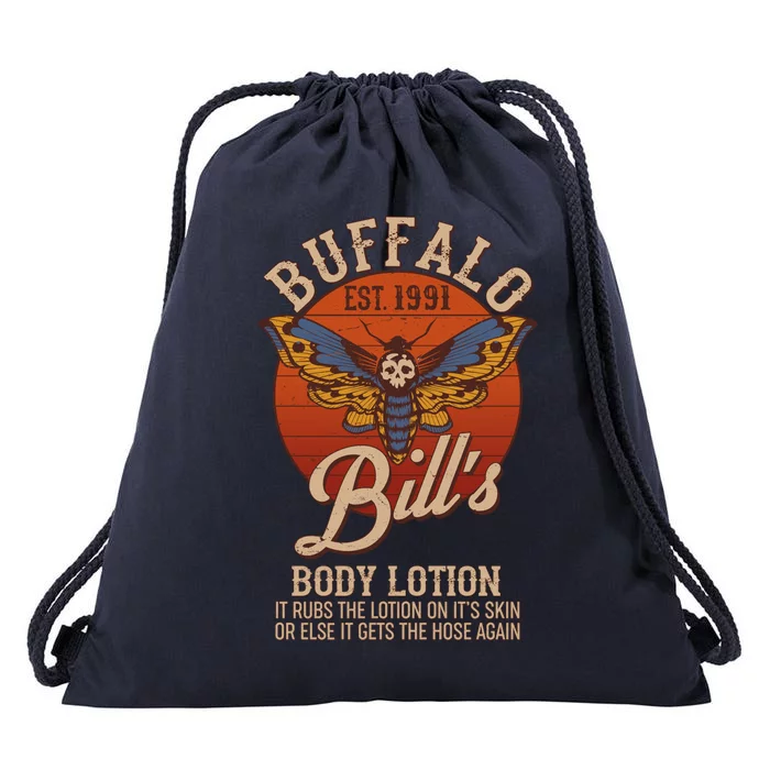 Vintage Buffalo Bill's Body Lotion Est 1991 Silence Of the Lambs Drawstring Bag