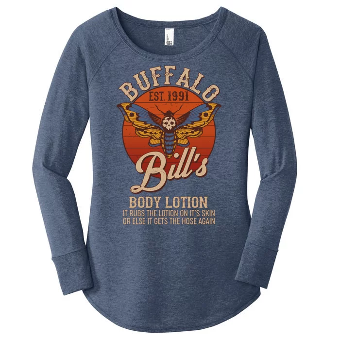 Vintage Buffalo Bill's Body Lotion Est 1991 Silence Of the Lambs Women's Perfect Tri Tunic Long Sleeve Shirt