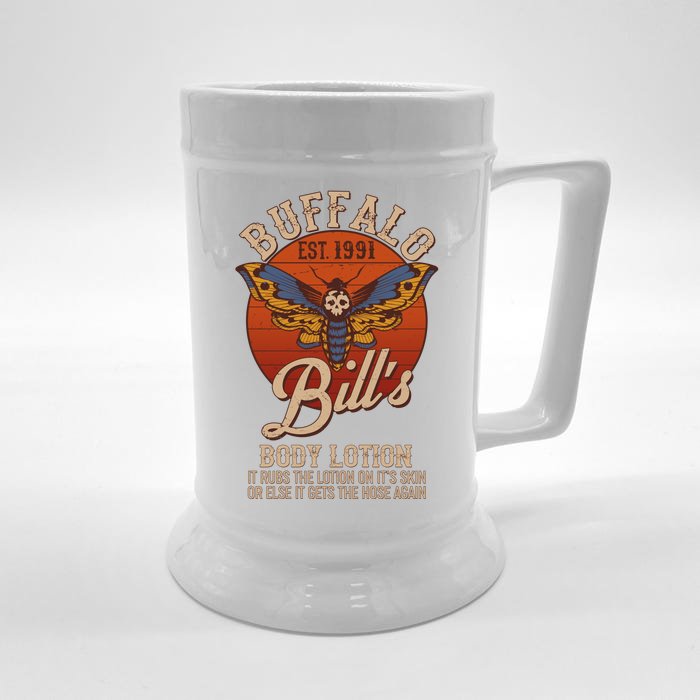 Vintage Buffalo Bill's Body Lotion Est 1991 Silence Of the Lambs Front & Back Beer Stein