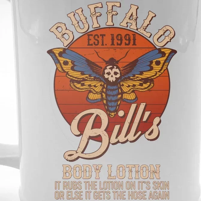 Vintage Buffalo Bill's Body Lotion Est 1991 Silence Of the Lambs Front & Back Beer Stein