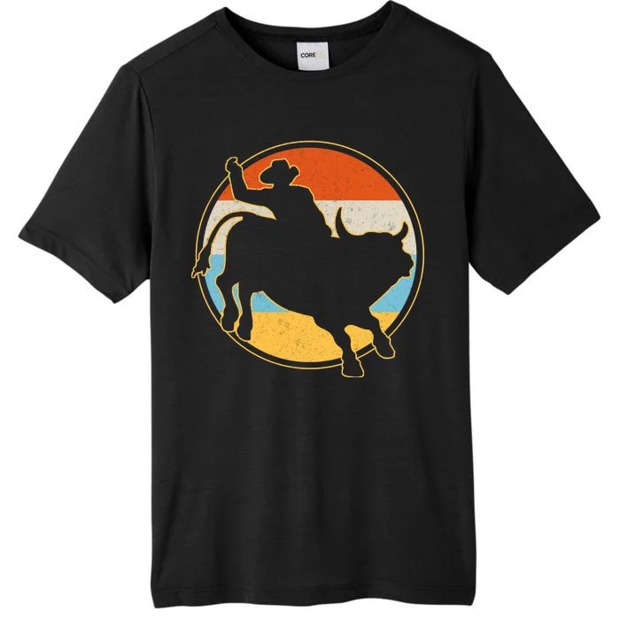 Vintage Bull Riding Rodeo ChromaSoft Performance T-Shirt