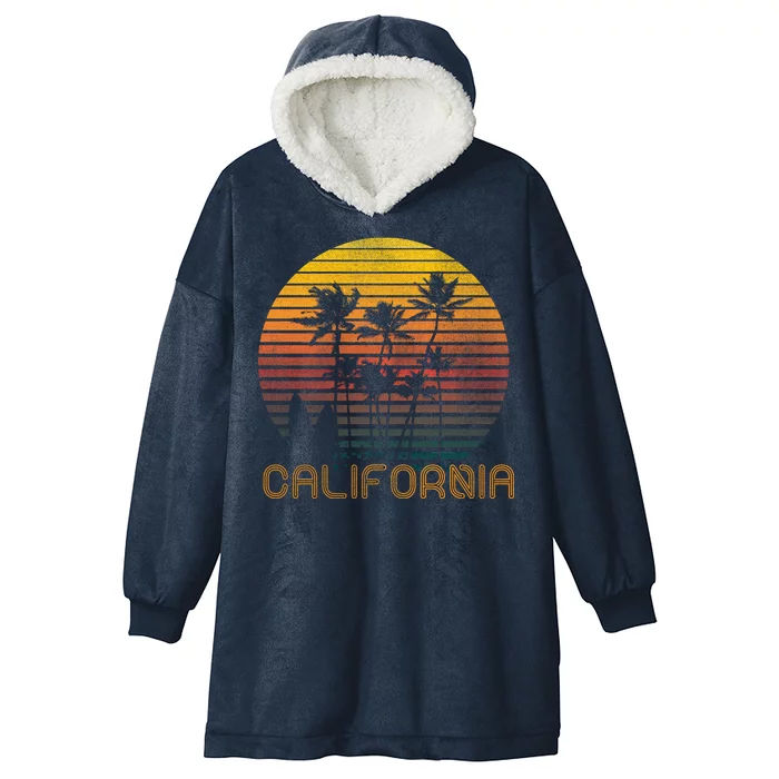 Vintage California Hooded Wearable Blanket