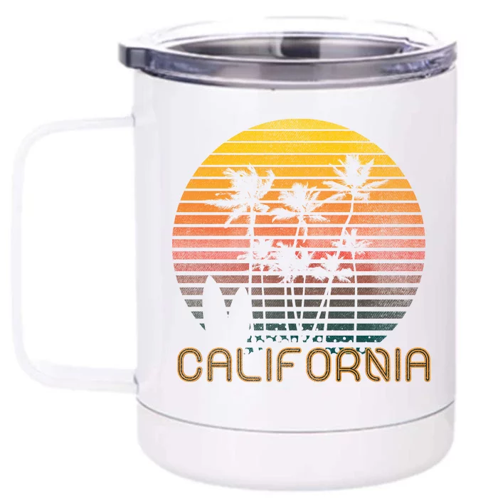 Vintage California Front & Back 12oz Stainless Steel Tumbler Cup