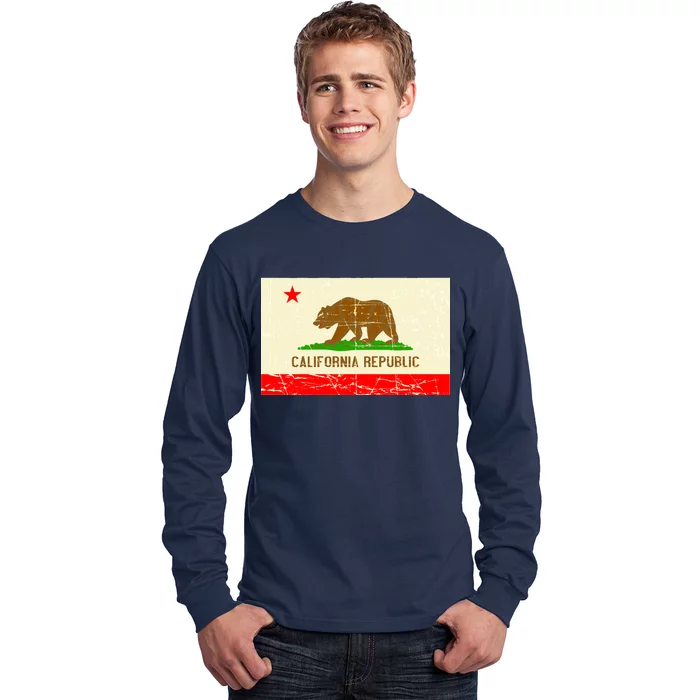 Vintage California Republic Flag Long Sleeve Shirt