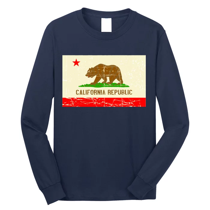 Vintage California Republic Flag Long Sleeve Shirt