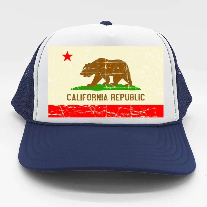 Vintage California Republic Flag Trucker Hat