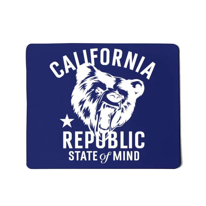 Vintage California Republic State Of Mind Mousepad